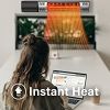 Simple Deluxe Wall Mounted Patio Outdoor Heater for Balcony, Courtyard with Remote Control