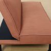 Light Brown Fannel Living Room Sofabed