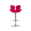 COOLMORE Swivel Bar Stools Set of 2 Adjustable Counter Height Chairs with Footrest for Kitchen, Dining Room
