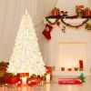 8ft White 670 Lights Warm Color 8 Modes 2008 Branch Christmas Tree White