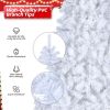 8ft White 670 Lights Warm Color 8 Modes 2008 Branch Christmas Tree White