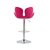 COOLMORE Swivel Bar Stools Set of 2 Adjustable Counter Height Chairs with Footrest for Kitchen, Dining Room