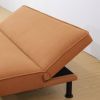 Light Coffee Fannel Living Room Sofabed
