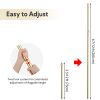 6FT Golden Telescoping Al Flag Pole With US Flag & Eagle