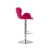 COOLMORE Swivel Bar Stools Set of 2 Adjustable Counter Height Chairs with Footrest for Kitchen, Dining Room