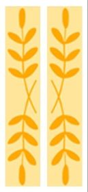 Night Reflective Digital Label Mailbox Envelope Reflective Film Sticker (Color: Gold Leaves-4)